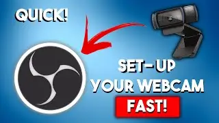How to set up a WEBCAM for OBS #shorts