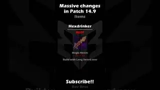 NEW PATCH NOTES 14.9: MASSIVE UPDATE - ITEM CHANGES - League of Legends #lol #patchnotes #riotgames