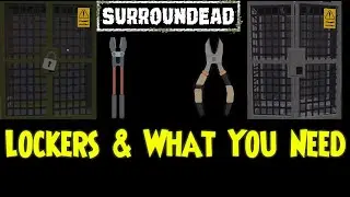 🟢SurrounDead🟢Lockers🟢How To Open🟢Tools You Need🟢 #surroundead
