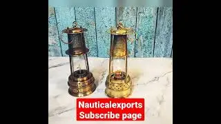 Solid Brass Ship Lamp Lantern Table Lamp Hanging Lamp Beautiful Nautical Coastal Decor#shorts