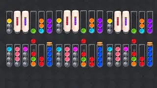 Colors Ball Sort Game Long Video | Logic Puzzle for All Age | Android Gameplay