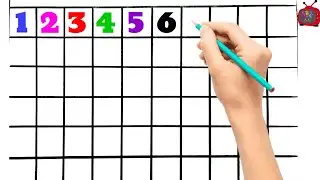 Learn To Write 1 to 50 Numbers ✍️ | Tracing+ Writing Practice for Kids | Fun Math Video-ABC Lulu TV