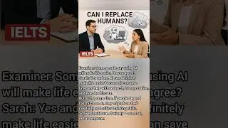 IELTS Speaking &mdash; Discussion | Can AI Replace Humans At Work