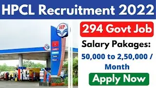 HPCL Recruitment 2022 | 294 Officer Vacancies | Civil Engineering Job | Fresher Civil Engineer Job