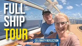 Экскурсия по палубе лайнера Celebrity Reflection | По палубам