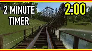 2 Minute Countdown Timer &ndash; Roller Coaster Ride Theme | Thrilling Timer Video