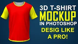 Create Realistic 3D T-Shirt Mockup in Photoshop | Urdu/Hindi Tutorial