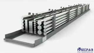 Automated Storage Retrieval System AS/RS For Long bars