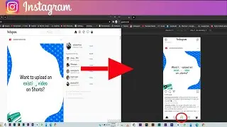 How To Use Instagram On Laptop Like Phone#Shorts#YoutubeShorts