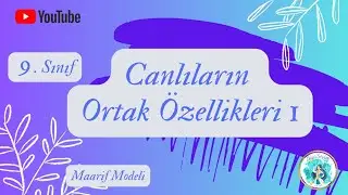 3) 9. SINIF BİYOLOJİ - CANLILARIN ORTAK ÖZELLİKLERİ 1
