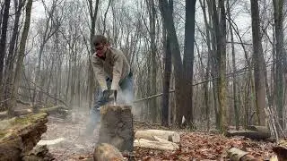 Slow Motion Wood Splitting | January 2023