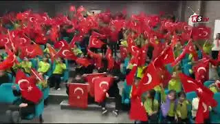 Sadece Sınıflar Değil, Kalpler Kırmızı-Beyaz Oldu ;Bağlık ve Nazmi Sarı’da Milli Ruh Zirve Yaptı