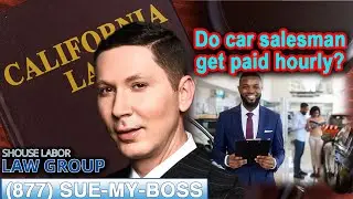Do car salespeople get paid hourly?