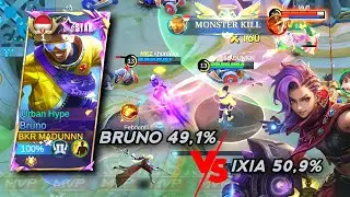 TIPS BRUNO LAWAN IXIA HERO META KENA GOCEKAN BRUNO 1 HIT RUN