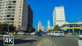 WALK FROM MAPUTO TO THE RAILWAY STATION: REVEALING MOZAMBIQUE'S ENCHANTING BAIXA 4K