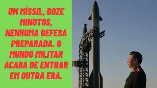 China lan&ccedil;a m&iacute;ssil hipers&ocirc;nico Mach 8,6 e muda o jogo da guerra moderna.