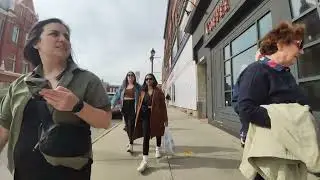 Walking in beautiful town of Stratford, ON Downtown | Warm spring weather May 2023 | Canada walks