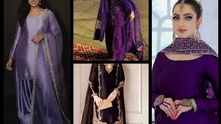 Beautiful Purple Color Dress Designs for Women | New Fashion Trends#viral #fashion