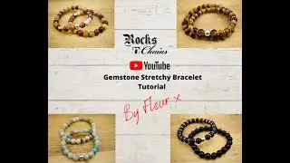 Gemstone Stretchy Bracelet Tutorial