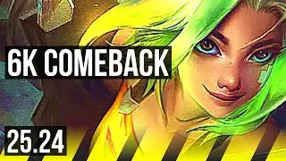 ZERI & Yuumi vs CAITLYN & Milio (ADC) | 6k comeback | EUW Master | 25.24