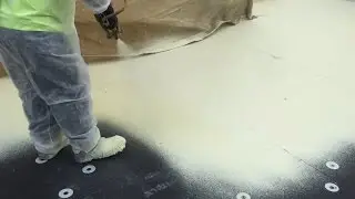 Reroofing Granulated Cap Sheet with Spray Foam - Application Process