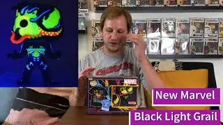 Eddie Brock Venom Marvel Black Light Target Exclusive Funko Pop & Tee Bundle Unboxing