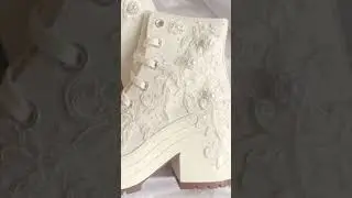 Converse bridal heels???🤍 #shorts #shoes #fashion #wedding #bride #handmade #custom #art #diy