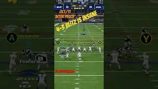 Crazy new Blitz. #madden24 #maddenseason #allmadden #maddentips #gaming #ragequit #texas #update #1k