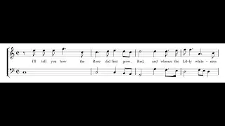 HENRY LAWES: I'll tell you how the rose did first grow red PDF SCORE
