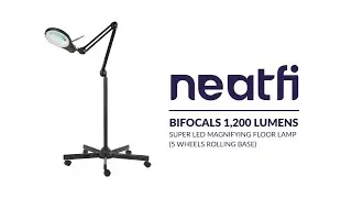 [Neatfi] Bifocals 1,200 Lumens Super LED Magnifying Floor Lamp