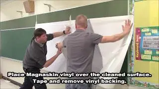 Magnaskin Vinyl Self Adhesive Dry Erase Surface to Retro-Fit Chalkboards