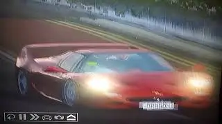 Project Gotham Racing: Big Ben World Street Race at Westminster in a Red Ferrari F50