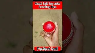 leg spin bowling tips | in leather ball🥎 #shorts #cricket #trending #tutorial #viral #ytshorts