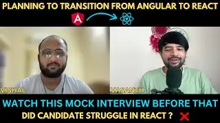 @Angular ➡️  @React ! 2 year experienced frontend developer ! can he answer all questions ? ?