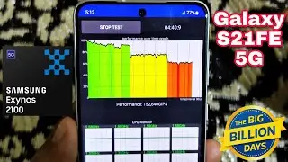 Galaxy S21 FE 5G CPU Throttle🔥 Test | Samsung Galaxy S21 FE 5G Flipkart Big Billion Days Sale 📱