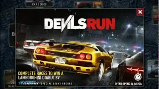 Need For Speed No Limits: Lamborghini Diablo SV DEVILSRUN Flashback  Special Event