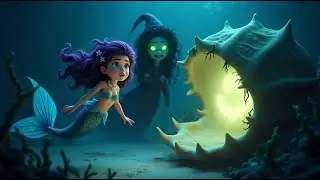 The Haunted Shell of Coral Reef | Spooky Mermaid Halloween Story for Kids