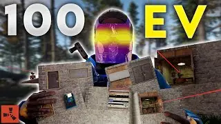 100 TANE EV YAPTIM VE TEK BAŞIMA YAŞAMAYA &Ccedil;ALIŞTIM (RAİD YEMEK İMKANSIZ) I Rust T&uuml;rk&ccedil;e Solo