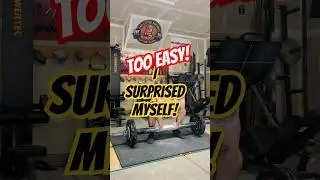 2x5 Saxon Zercher Lift! #gripstrength #garagegym #strengthtraining #workout