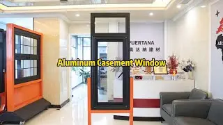 Non-thermal Break Aluminum Casement Window #homeimprovement #builders #africa #contractor