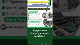 Secure Hard Drive Shredding | Protecting Data & the Environment in Hong Kong #itadhongkong #idadhk