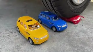 Crushing Crunchy & Soft Things by Car | 360 mind cooler #crushing#crushingbycar#carcrushing