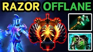 🔥 UNSTOPPABLE RAZOR OFFLANE &mdash; ELECTRICITY, PAIN, VICTORY | DOTA 2 🔥