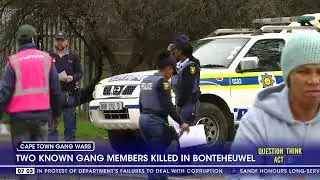 Two known gang members killed in Bonteheuwel