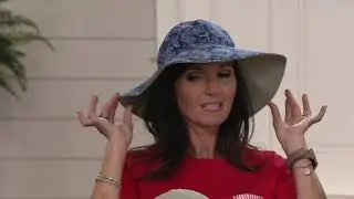 San Diego Hat Co. Sun Brim Hat with Novelty Print on QVC