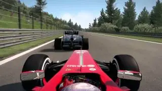 Power of the slipstream! F1 2013