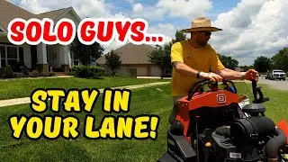 Should Solo Lawn Care Guys Stick to Mowing?
