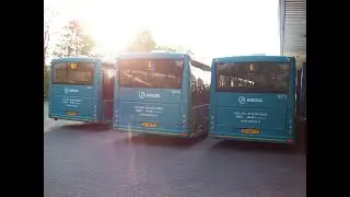 stakings convoi arriva bussen op rotterdam zuidplein