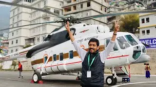 Testing M17 Russian Helicopter for the first time in Sikkim.