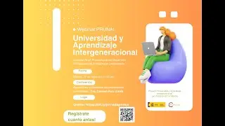 Webinar PRUNAI: Universidad y Aprendizaje Intergeneracional - CRiEDO UAB